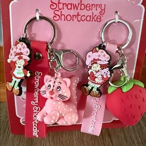 Strawberry Shortcake Keychain Set